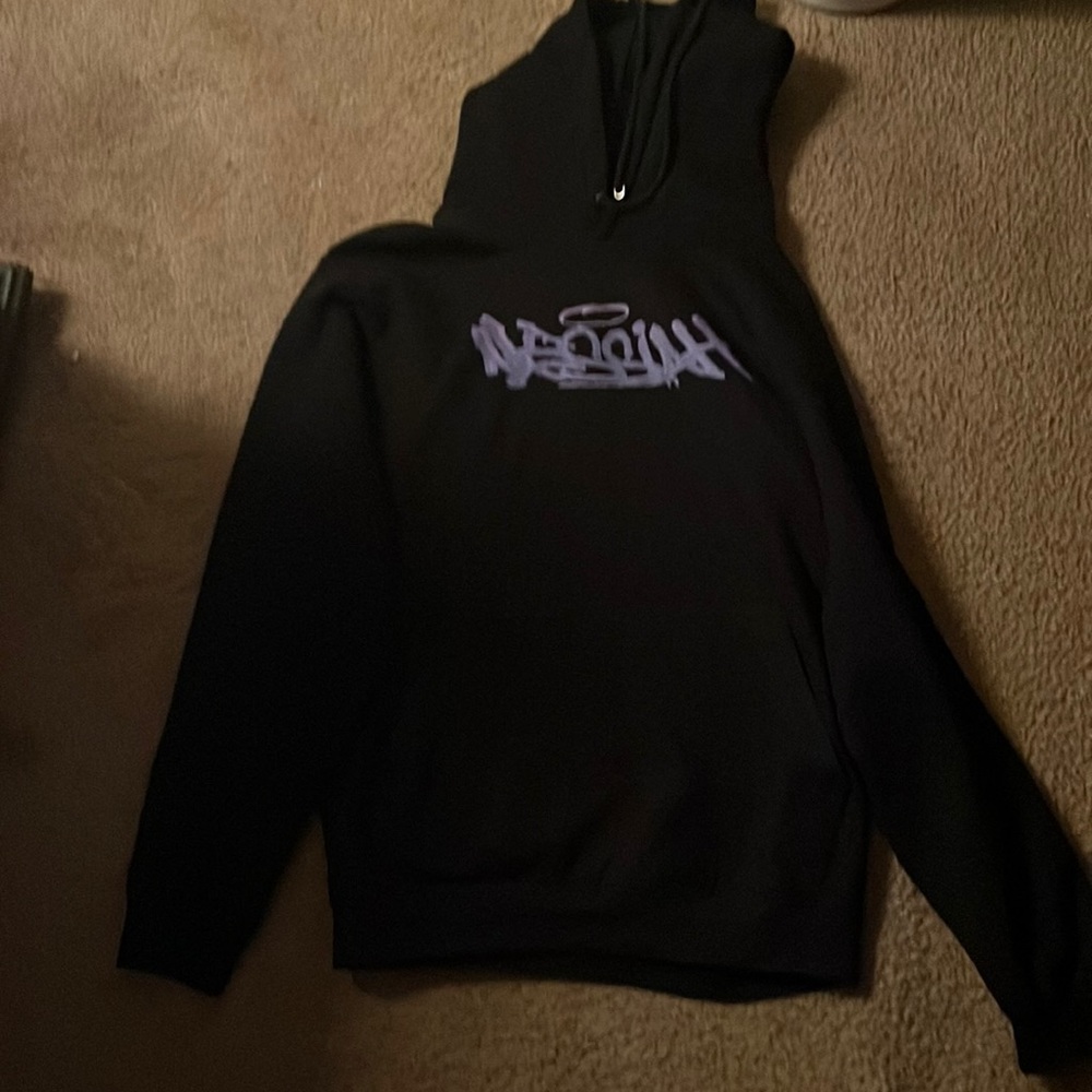 Black & purple Messiah hoodie